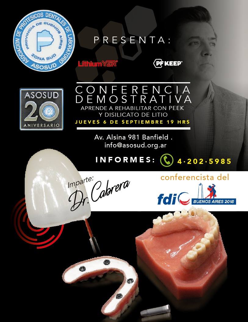 PF KEEP® en tierras argentinas gracias al Dr. Francisco Cabrera y al FDI 2018 World Dental Congress.