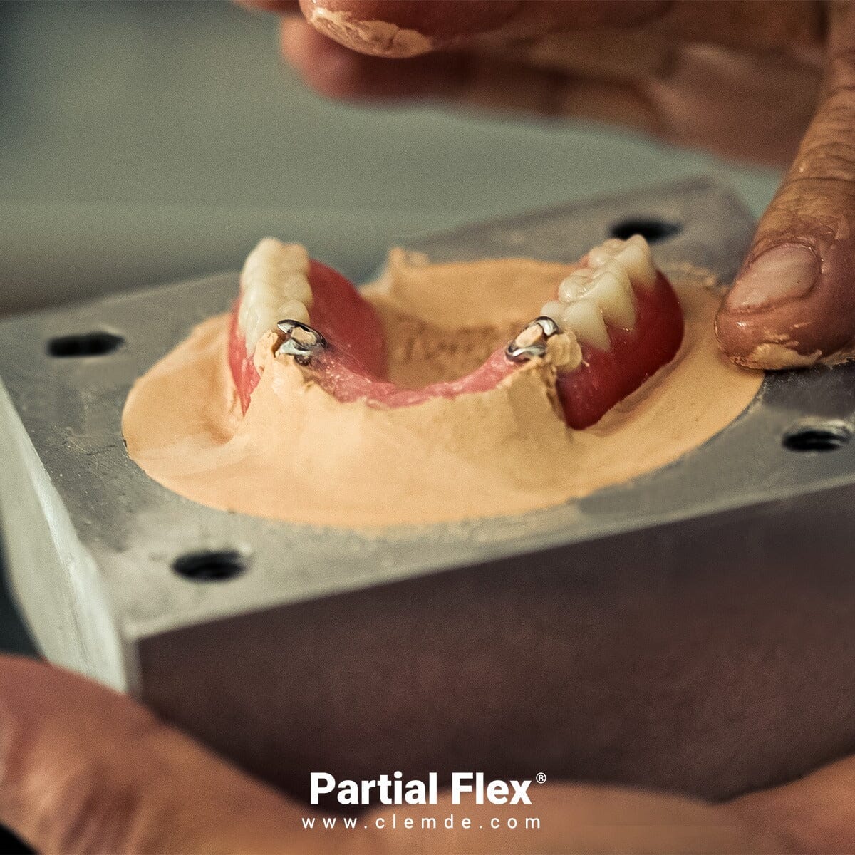 Curso de capacitación 2 en 1 prótesis flexibles Partial Flex® + Acrílico Acripress® CLEMDE Dental