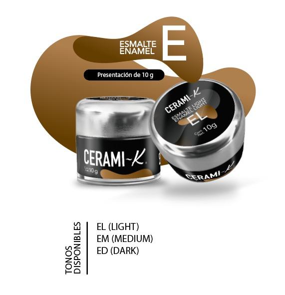 Ceramik - E - esmalte - Esmaltes tarro 10gr. CLEMDE Dental