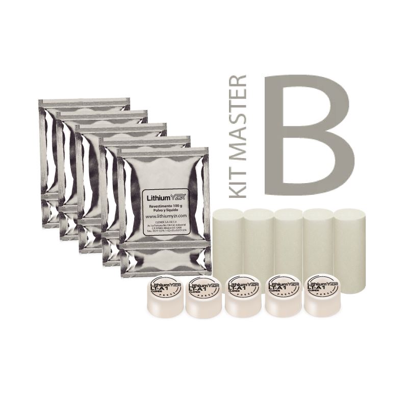 KIT MASTER LITHIUM YZR "B" Dental Lithium YZR