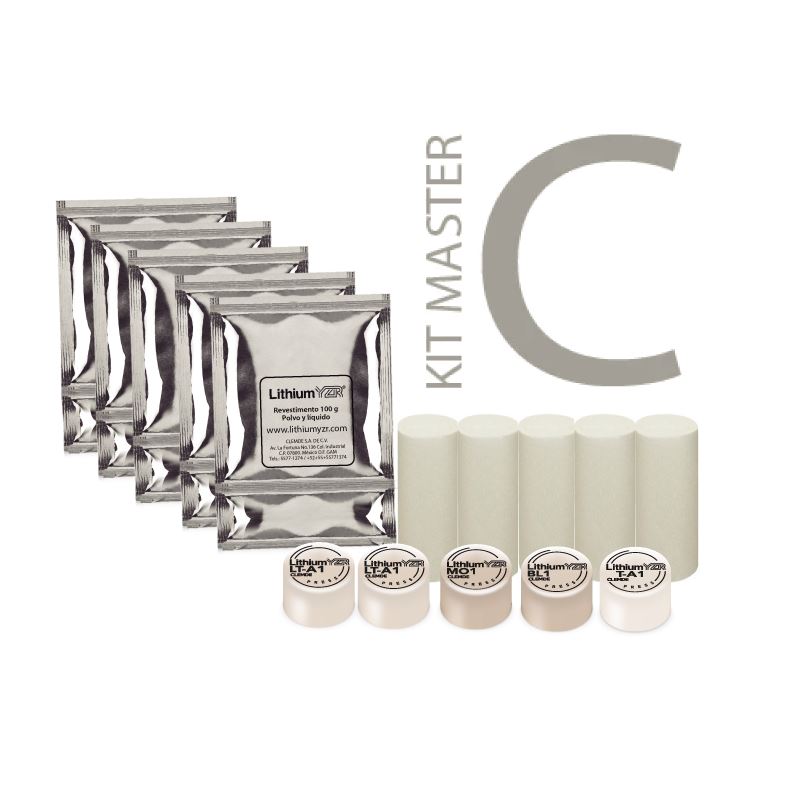 KIT MASTER LITHIUM YZR "C" Dental Lithium YZR