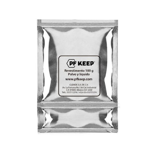 REVESTIMENTO o INVESTIMENTO 100 g (POLVO Y LÍQUIDO) Dental PF Keep
