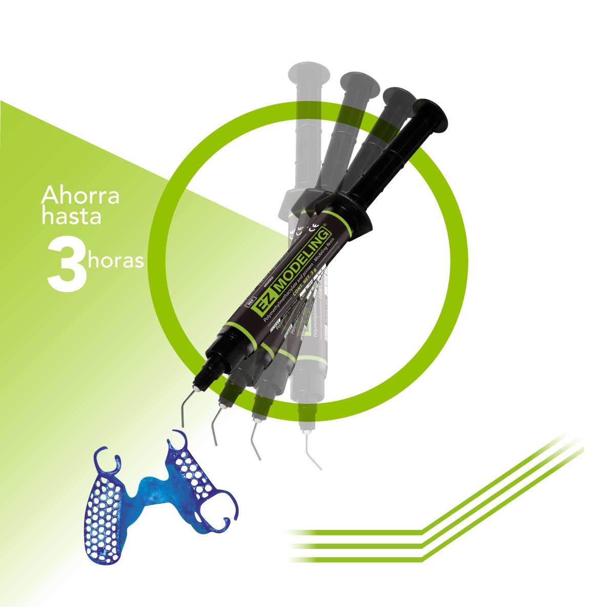 Tubo de resina fotopolimerizable Dental Ez Modeling