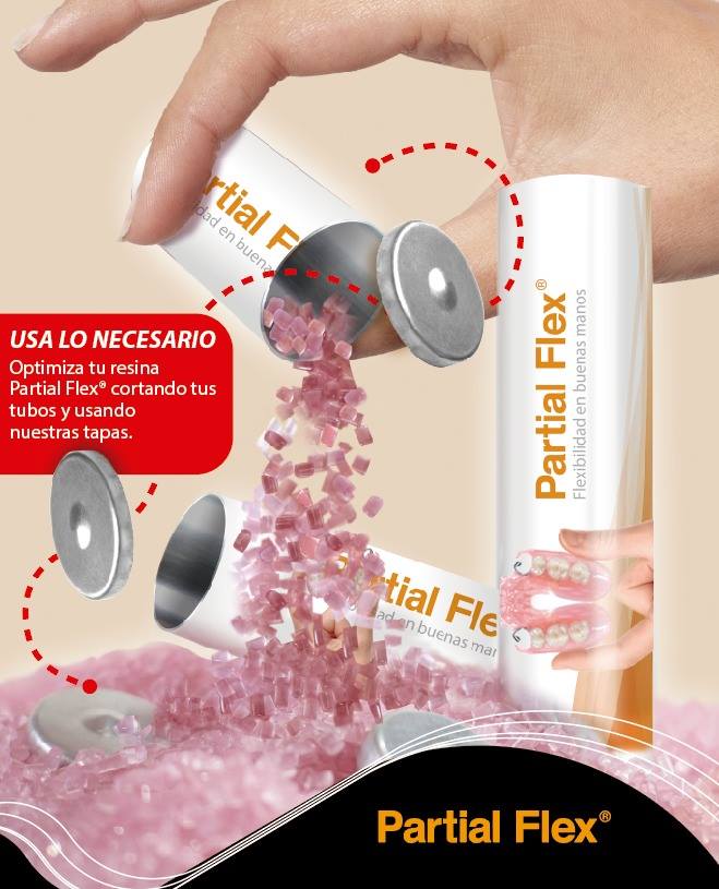 TUBO O CARTUCHO PARTIAL FLEX Dental Partial Flex