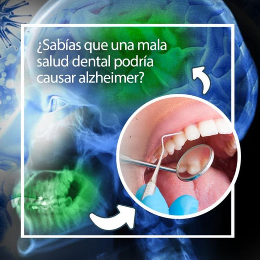 El Alzheimer puede ser ocasionado por una mala higiene bucal.