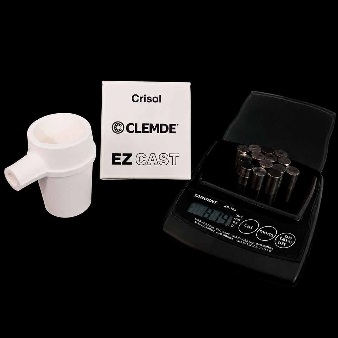 Crisoles blancos para centrífuca de inducción Colado y Fundición de metal CLEMDE 
