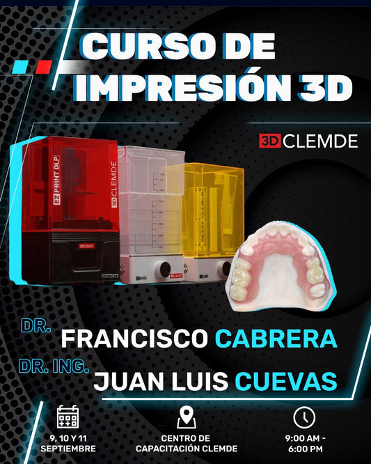 CURSO DE IMPRESIÓN 3D Cursos CLEMDE 