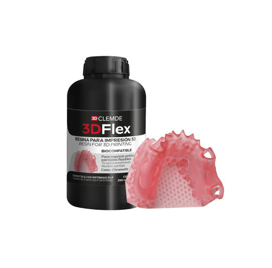 Resina 3D Flex 250 ml CLEMDE Dental 
