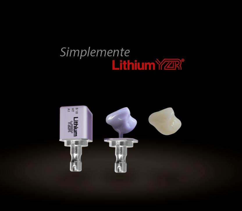 Bloque disilicato de de Litio CAD-CAM "B40" Dental Lithium YZR 