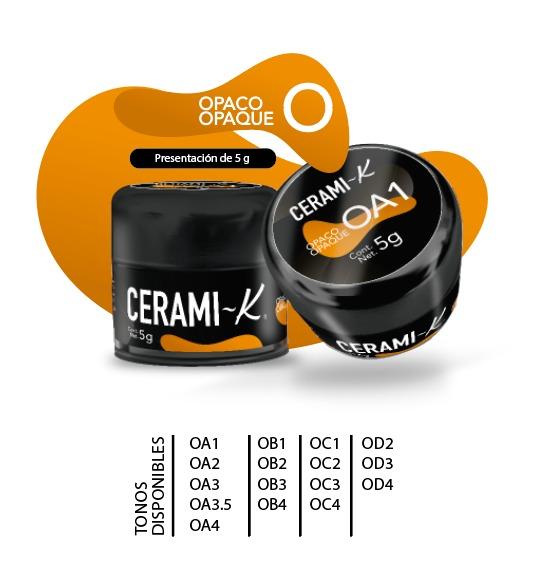 Ceramik - O - masa de color - Opacador tarro 5gr. CLEMDE Dental 