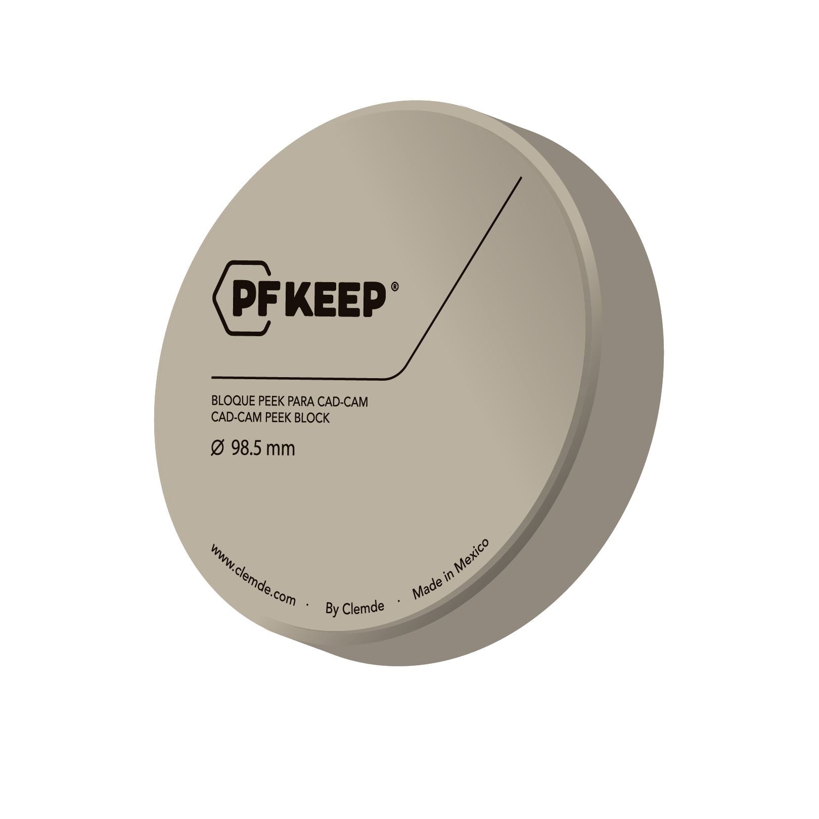 PF KEEP® Discos Peek CAD-CAM | Material Polimérico para Fresado y Mode ...
