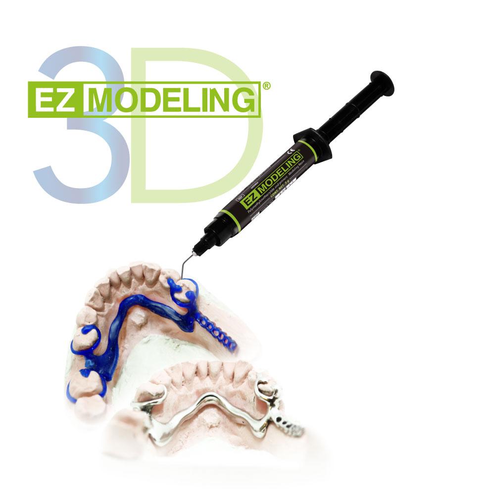 KIT de 3 tubos de resina Dental Ez Modeling 